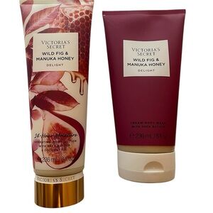 Victoria's Secret Wild Fig & Manuka Honey Body Lotion & Wash Care Set